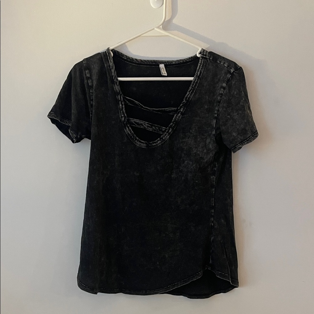 Z Supply Charcoal Short Sleeve Tee